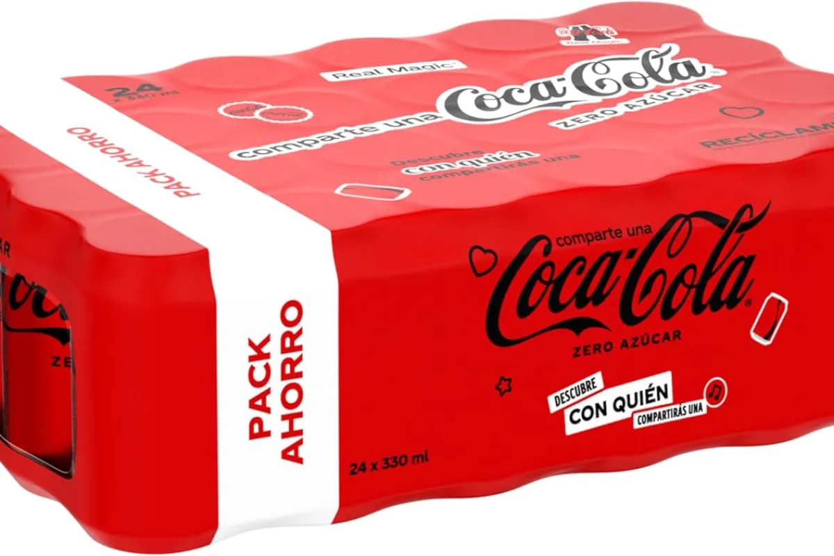 Coca-Cola Zero Sugar Soft Drink Cans, 24 x 330ml - £6.50