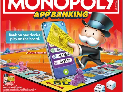 Monopoly App Banking Board Game with Digital Banking Cards