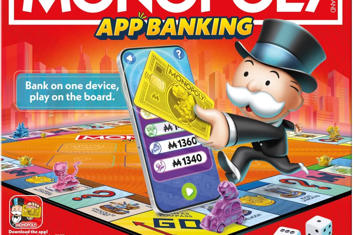 Monopoly App Banking Board Game with Digital Banking Cards